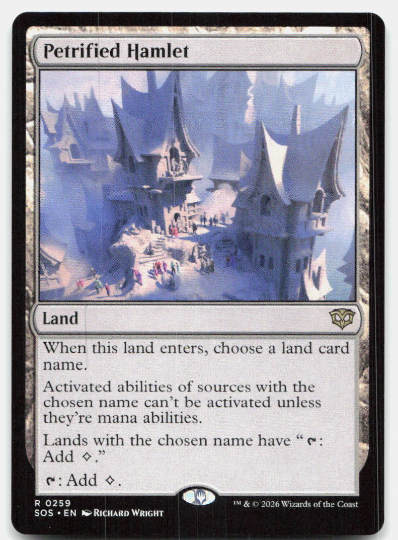 Petrified Hamlet 259 Rare Secrets of Strixhaven Magic: The Gathering