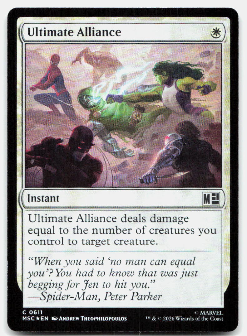 Ultimate Alliance 611 Common Commander: Marvel Super Heroes Magic: The Gathering