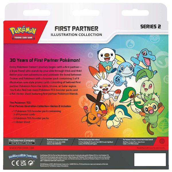 Pokémon - First Partner Illustration Collection Series 2 Box Set (PRE ORDER) Release Date 19/06/2026