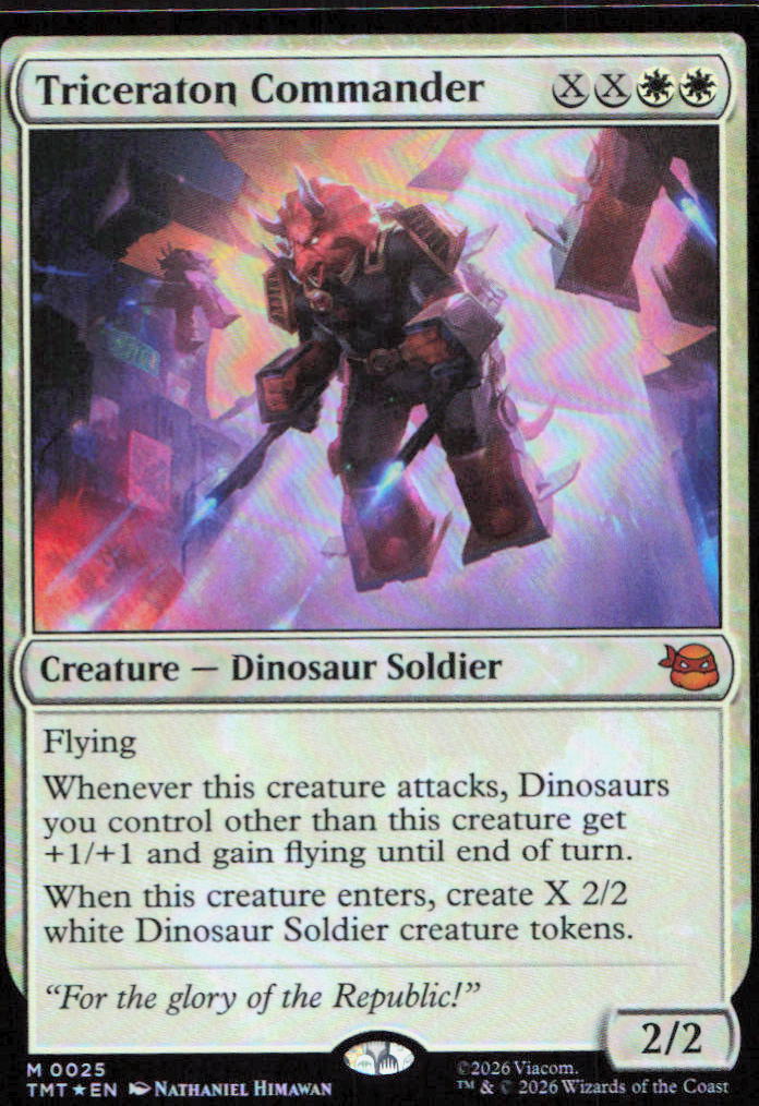 Triceraton Commander 0025 Teenage Mutant Ninja Turtles Magic: The Gathering