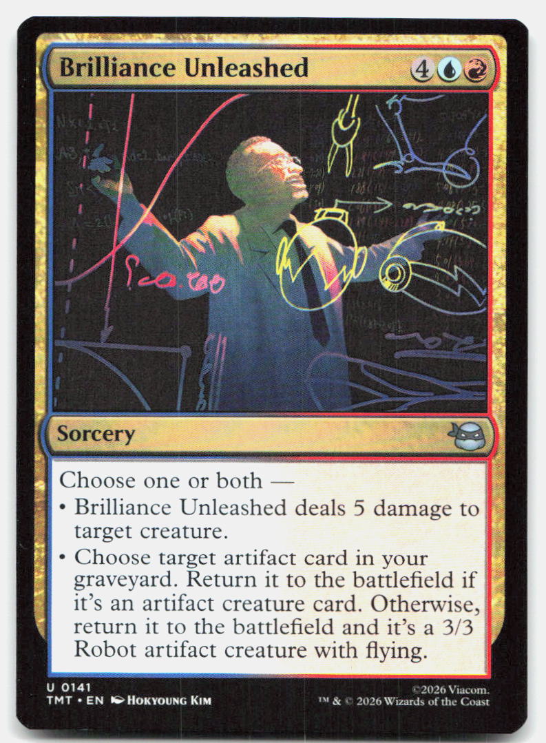 Brilliance Unleashed 0141 Teenage Mutant Ninja Turtles Magic: The Gathering