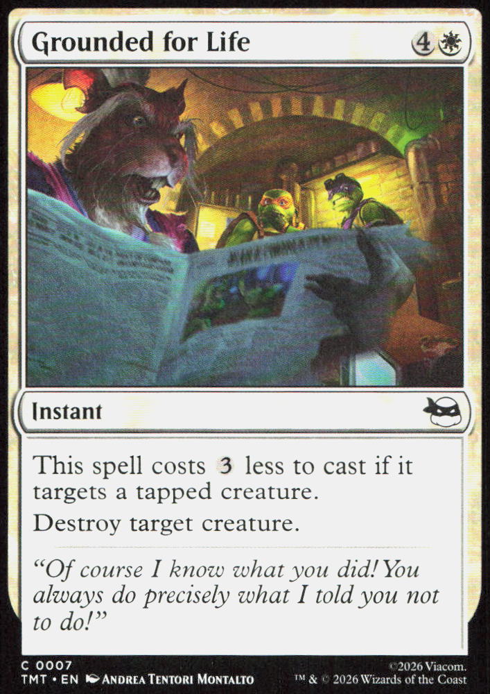 Grounded for Life 0007 Teenage Mutant Ninja Turtles Magic: The Gathering