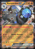 Rampardos ex 045/084 Double Rare Pitch Black Pokemon Holo