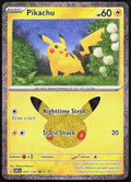 Pikachu 045/128 Holo Pikachu Rare ME: 30th Celebration Pokemon