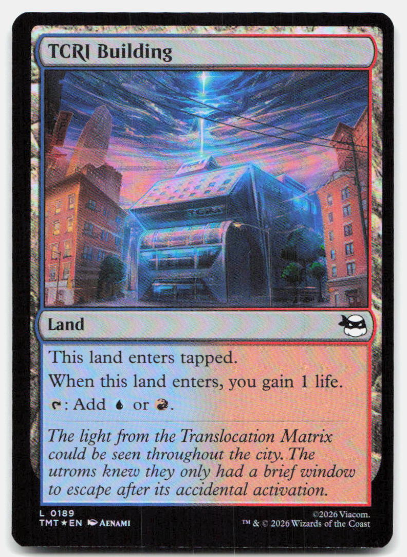 TCRI Building 0189 Land Teenage Mutant Ninja Turtles Magic: The Gathering