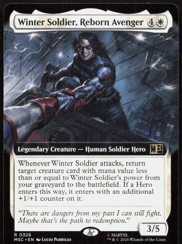 Winter Soldier, Reborn Avenger 326 Commander: Marvel Super Heroes MTG