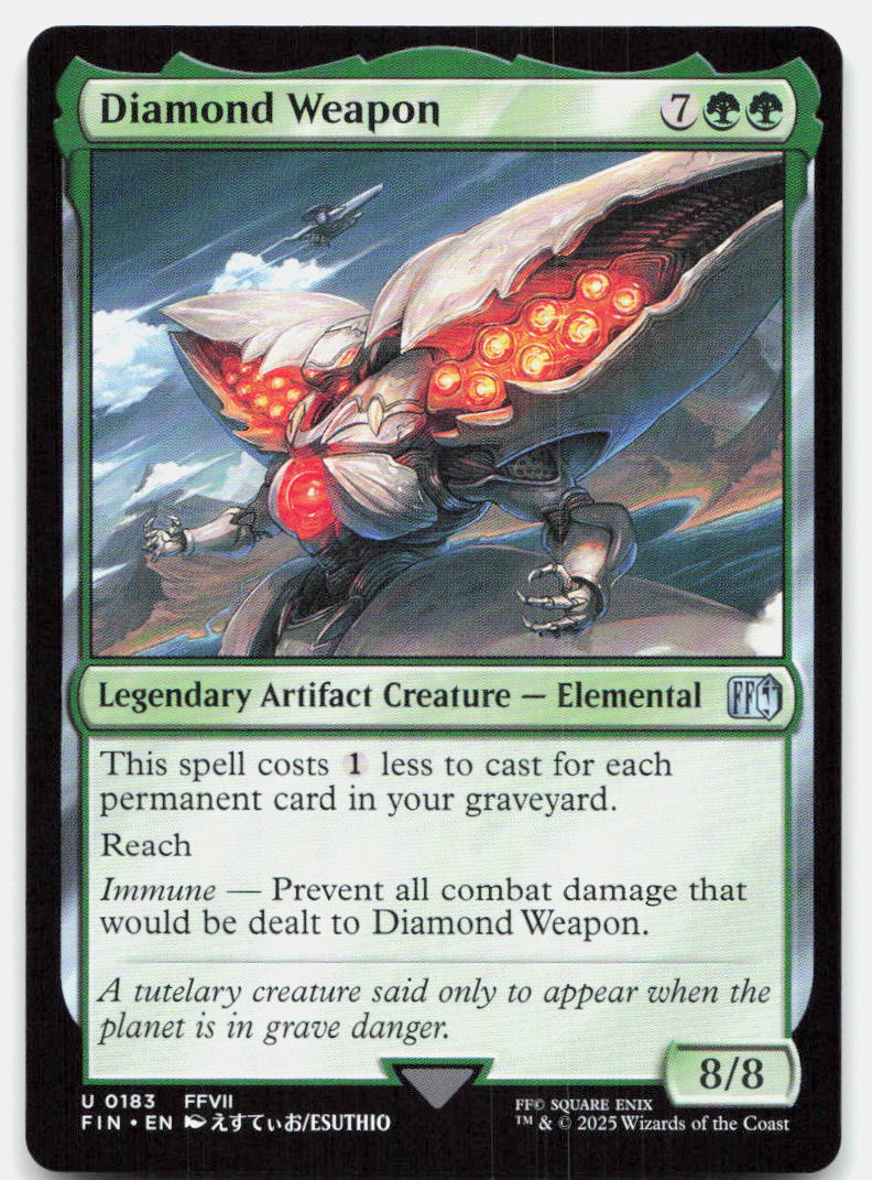 Diamond Weapon 183 Uncommon FINAL FANTASY Magic: The Gathering