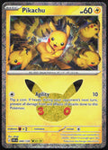 Pikachu 044/128 Holo Pikachu Rare ME: 30th Celebration Pokemon