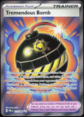 Tremendous Bomb 113/084 Ultra Rare Pitch Black Pokemon Holo