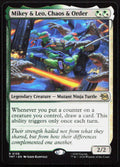 Mikey & Leo, Chaos & Order 0158 Teenage Mutant Ninja Turtles MTG