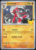 Lycanroc 085/128 Common ME: 30th Celebration Pokemon Holo