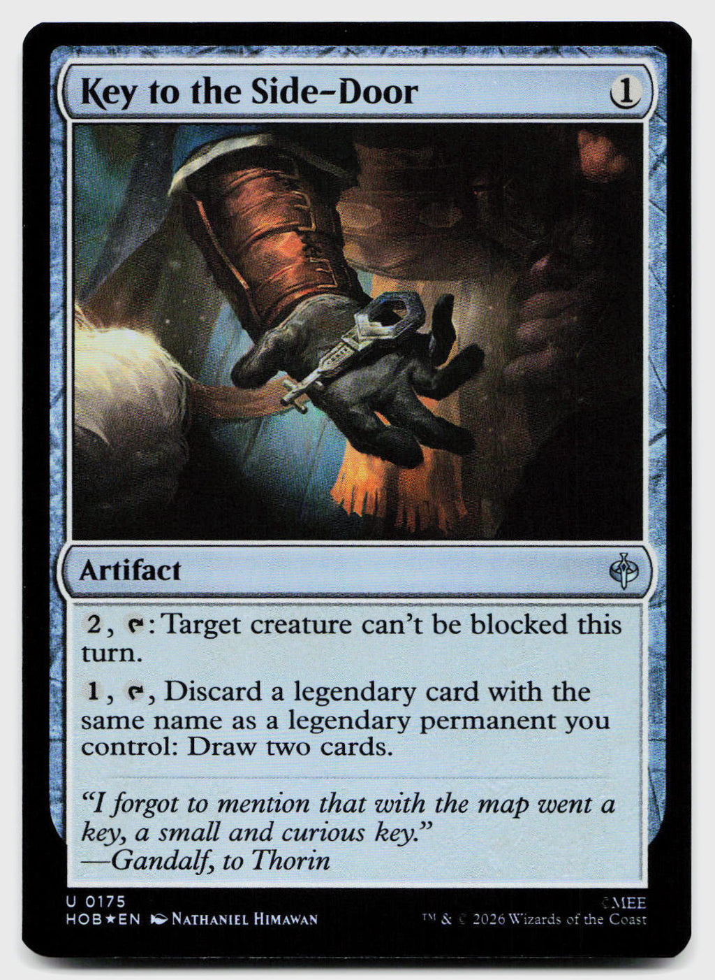 Key to the Side-Door 175 Uncommon The Hobbit Magic: The Gathering Foil