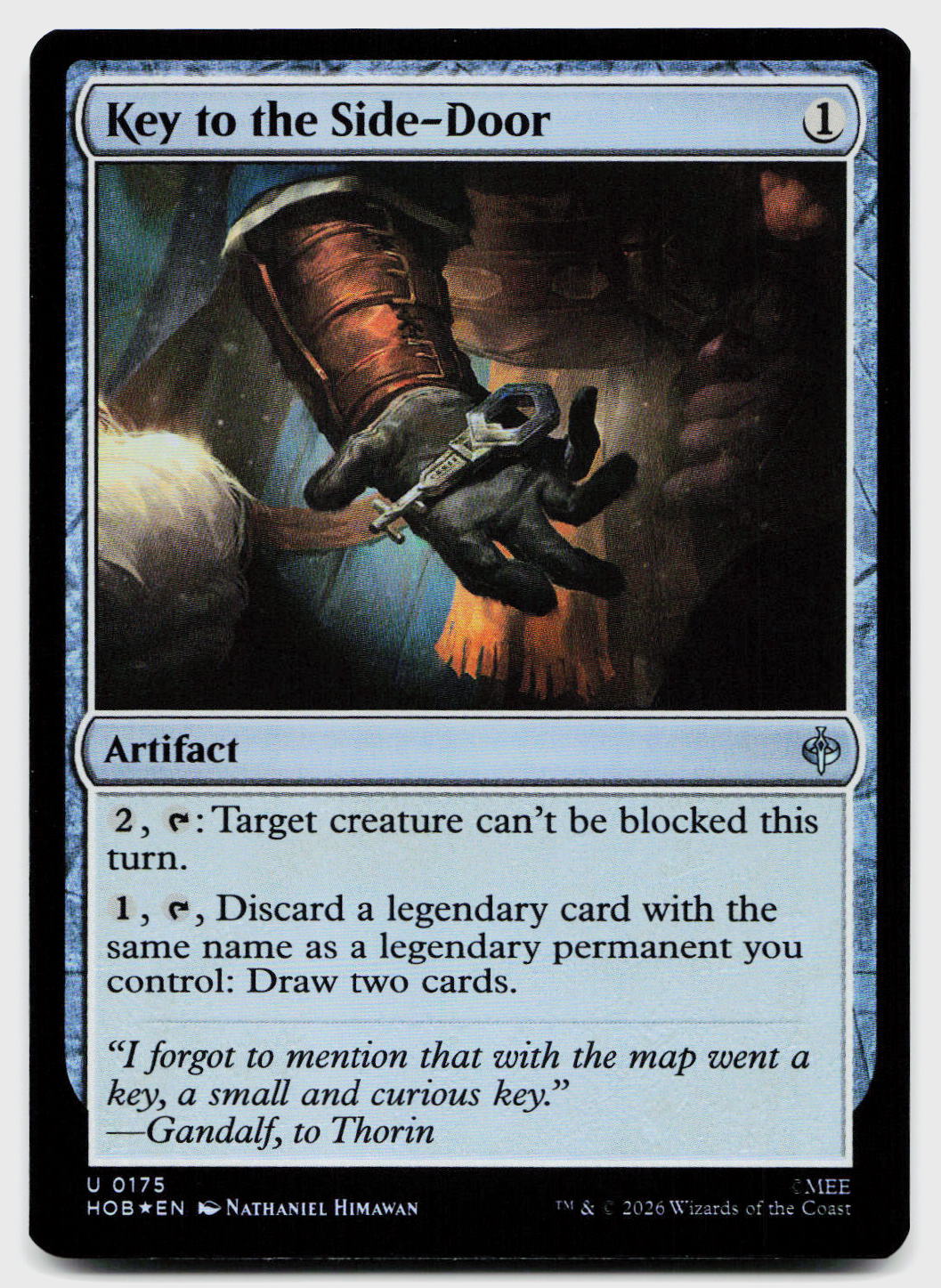 Key to the Side-Door 175 Uncommon The Hobbit Magic: The Gathering Foil