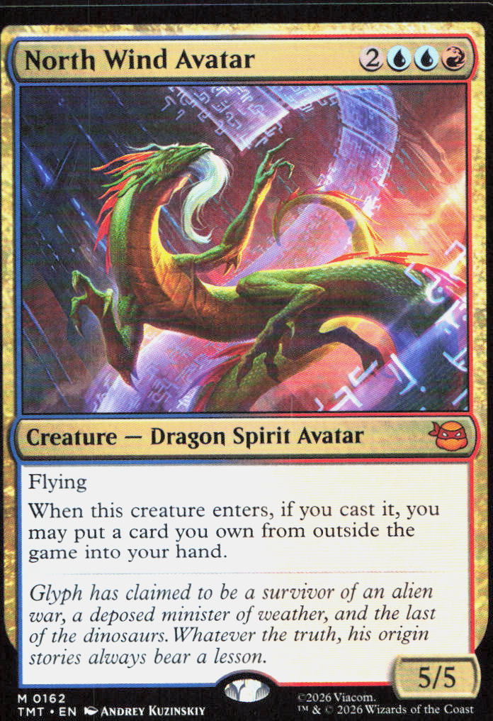 North Wind Avatar 0162 Mythic Teenage Mutant Ninja Turtles Magic: The Gathering