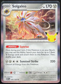 Solgaleo 105/128 ME: 30th Celebration Pokemon Holo