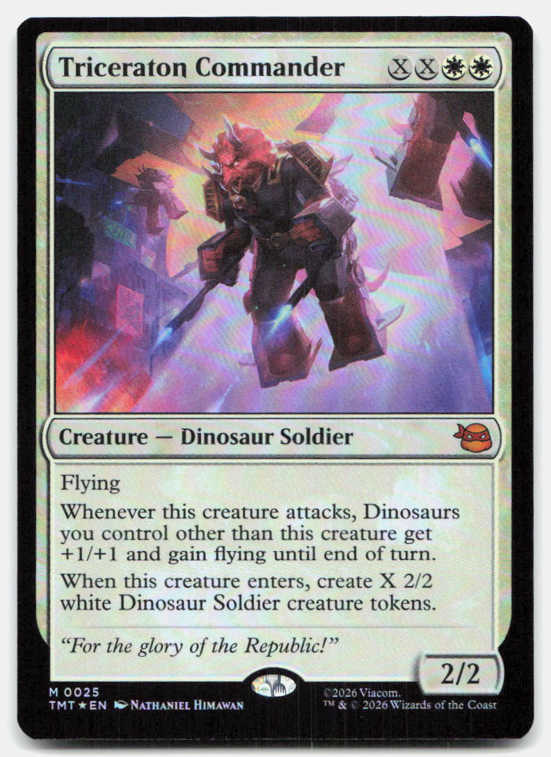 Triceraton Commander 0025 Teenage Mutant Ninja Turtles Magic: The Gathering