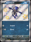 Pawniard 185/091 Shiny Rare Paldean Fates Pokemon Holo