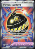 Tremendous Bomb 113/084 Ultra Rare Pitch Black Pokemon Holo