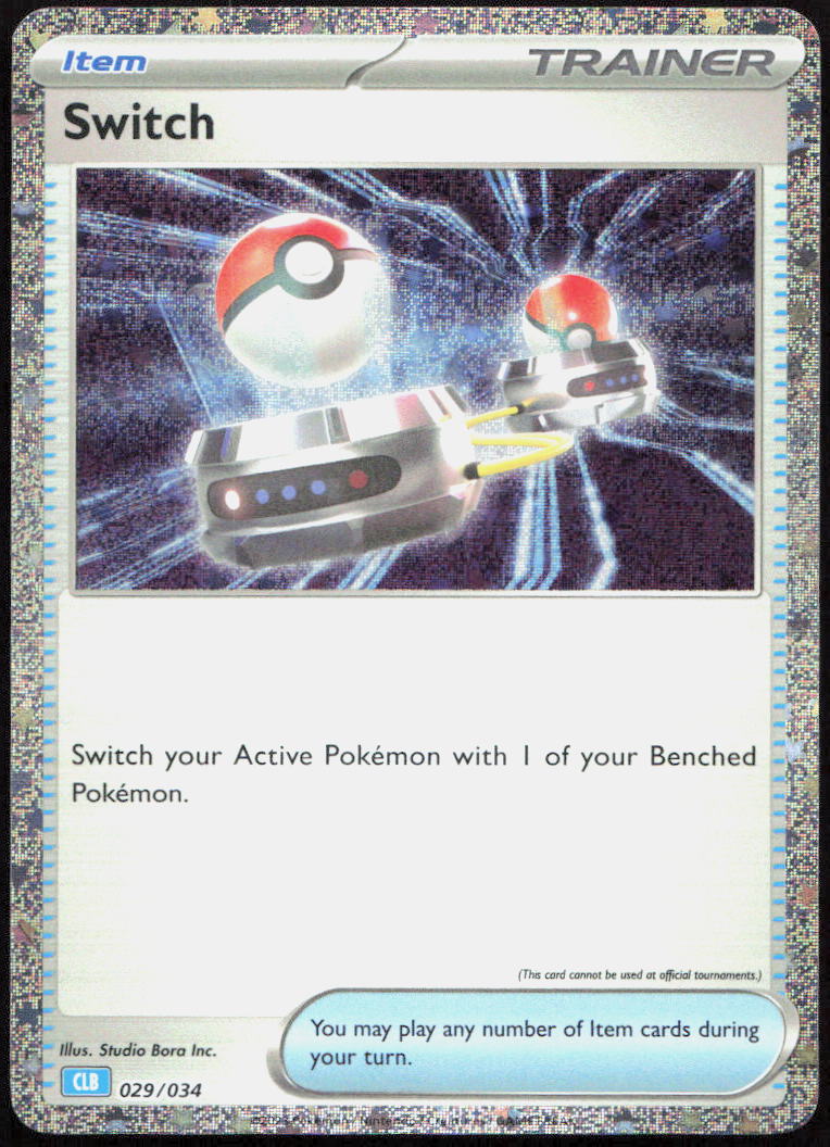 Switch (CLB) 029/034 Holo Trading Card Game Classic Pokemon Holo