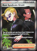 Rust Syndicate Grunt 112/084 Ultra Rare Pitch Black Pokemon Holo