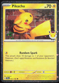Pikachu (Cosmo Holo) 051/162 Promo Miscellaneous Cards & Products Pokemon