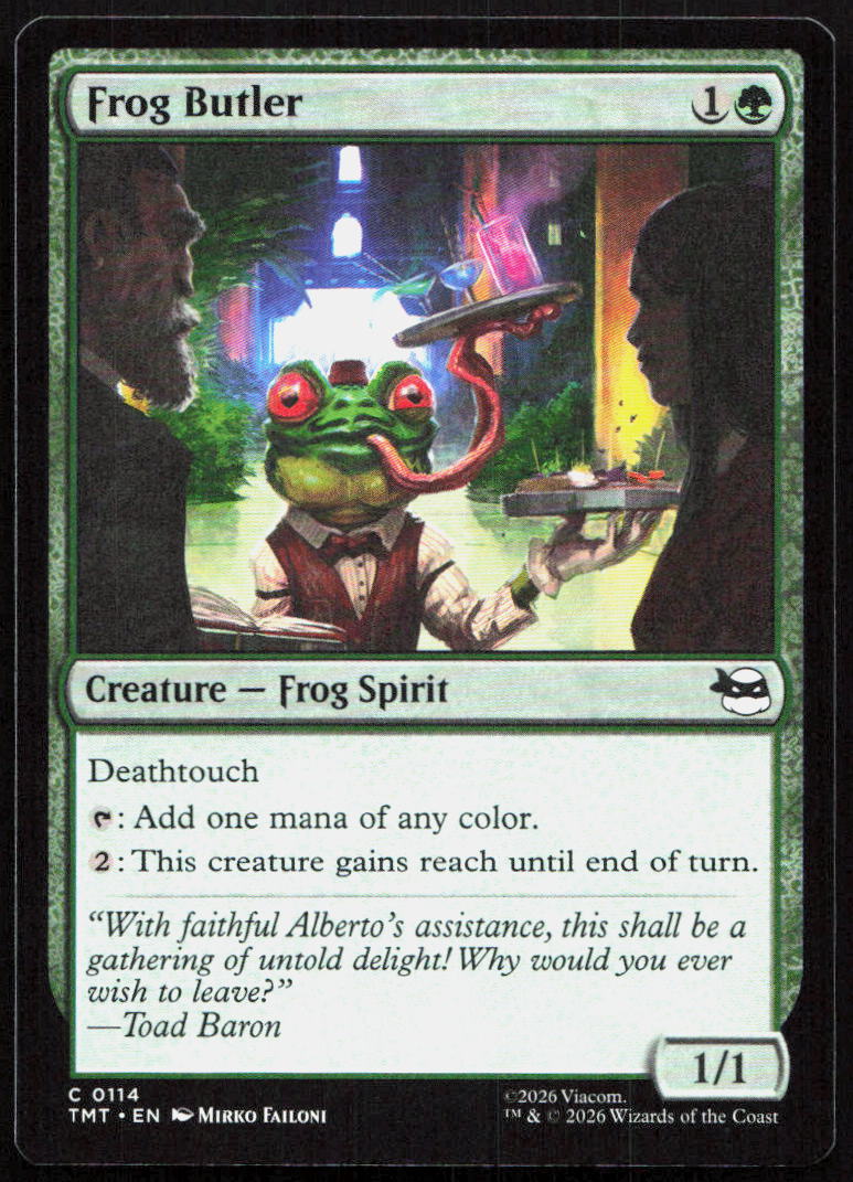 Frog Butler 0114 Common Teenage Mutant Ninja Turtles Magic: The Gathering