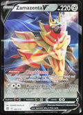 Zamazenta V 105/172 Holo V Rare Brilliant Stars Pokemon