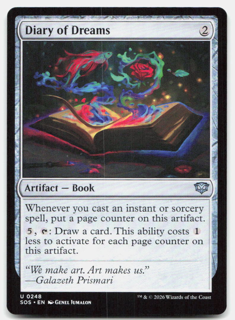 Diary of Dreams 248 Uncommon Secrets of Strixhaven Magic: The Gathering