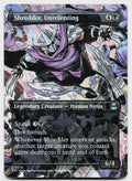 Shredder, Unrelenting (Borderless) 0210 Teenage Mutant Ninja Turtles MTG Foil
