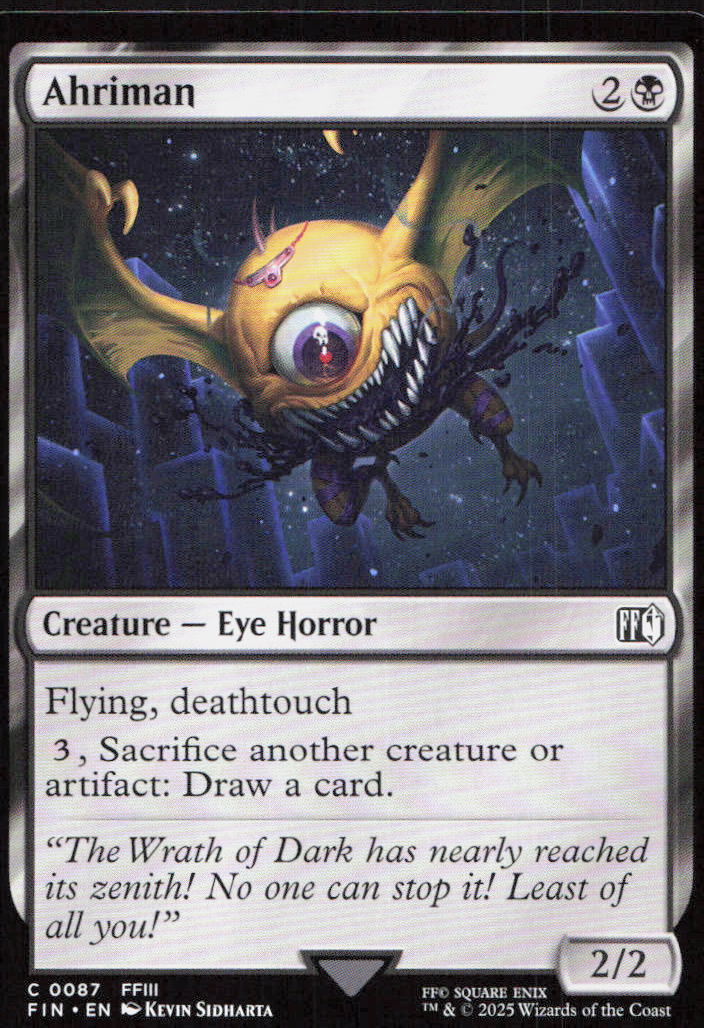 Ahriman 87 Common FINAL FANTASY Magic: The Gathering