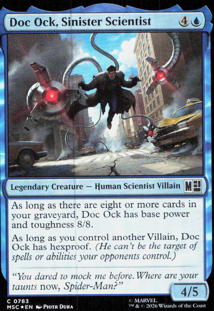 Doc Ock, Sinister Scientist 783 Commander: Marvel Super Heroes MTG