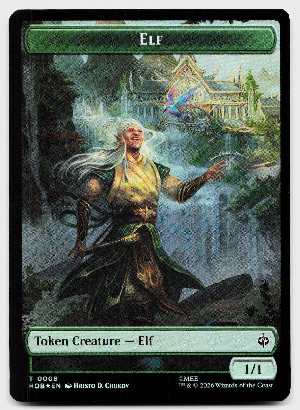 Elf // Treasure (0013) Double-Sided Token 8 // 13 The Hobbit MTG Down Under Trading Cards Australia