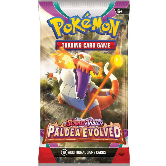 Pokemon TCG: Paldea Evolved Booster Pack Down Under Trading Cards