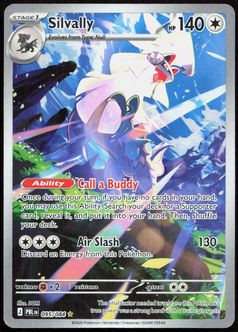 Silvally 095/084 Illustration Rare Pitch Black Pokemon Holo