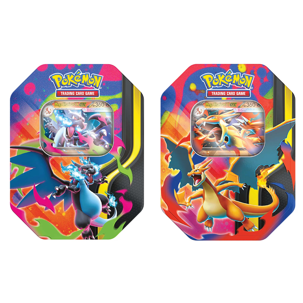 Pokémon Trading Card Game: Mega Charizard Tin - Assorted