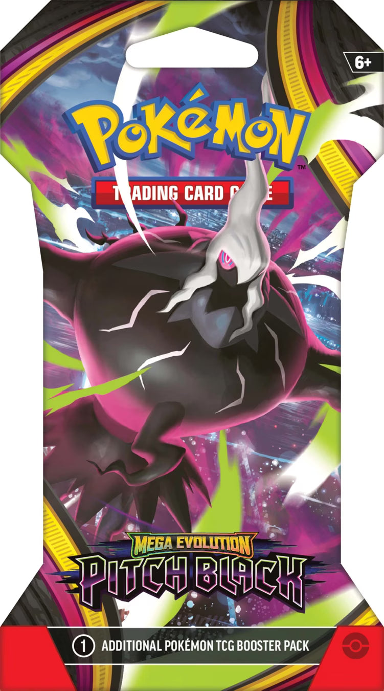 Pokémon - Mega Evolution Pitch Black Sleeved Booster Pack
