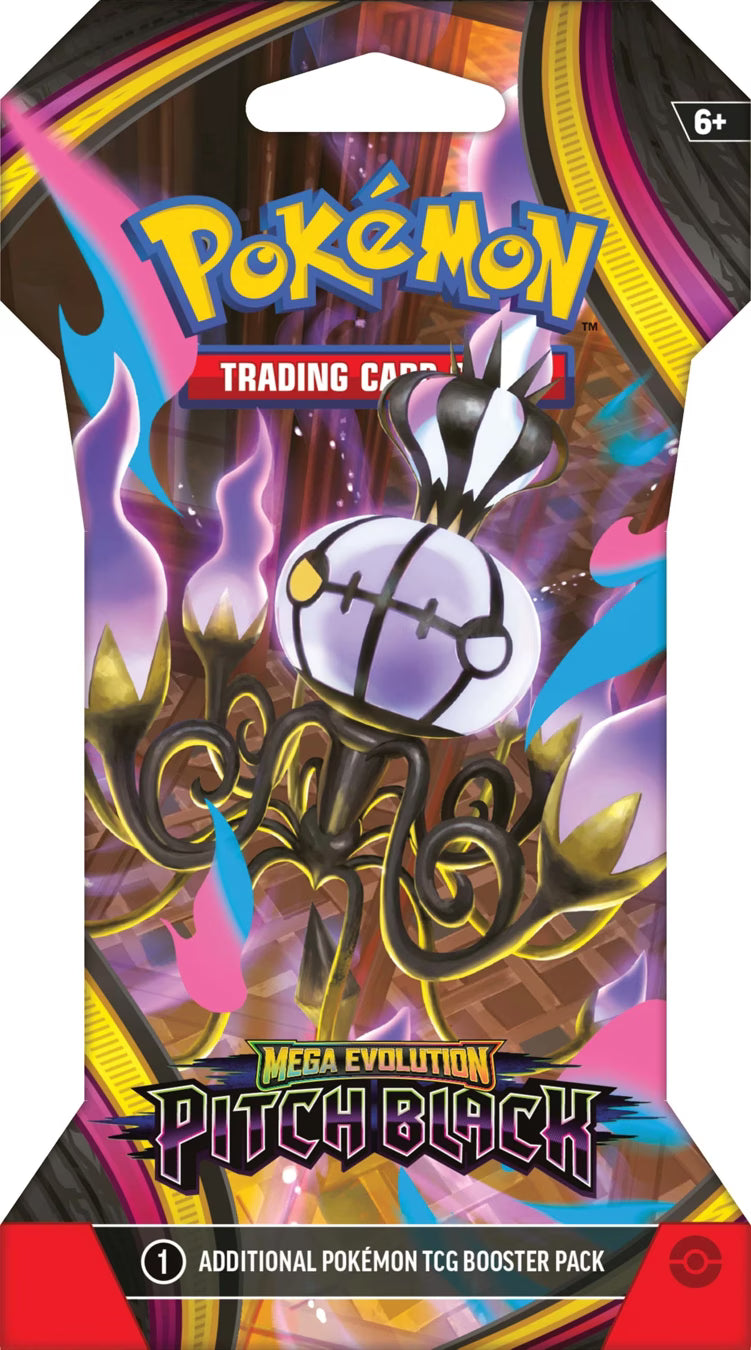 Pokémon - Mega Evolution Pitch Black Sleeved Booster Pack