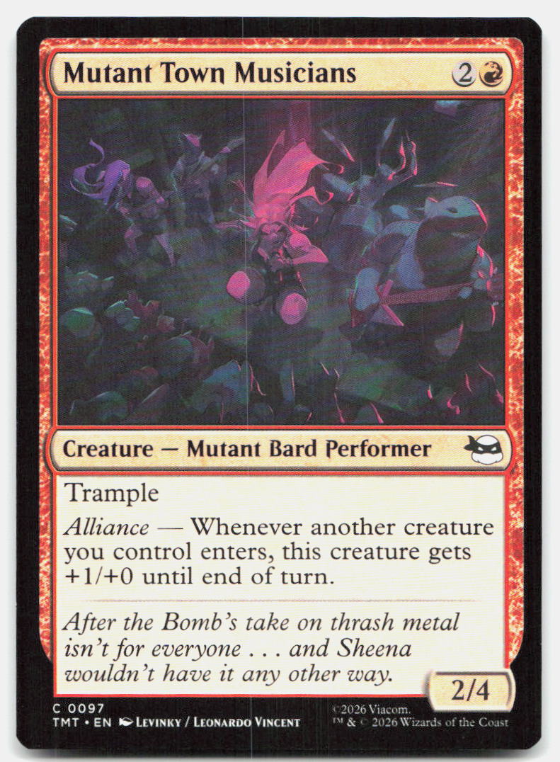 Mutant Town Musicians 0097 Teenage Mutant Ninja Turtles Magic: The Gathering