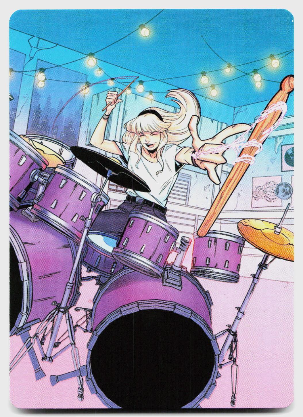 Gwen Stacy Art Card (34/54) 34 Art Series: Marvel's Spider-Man MTG