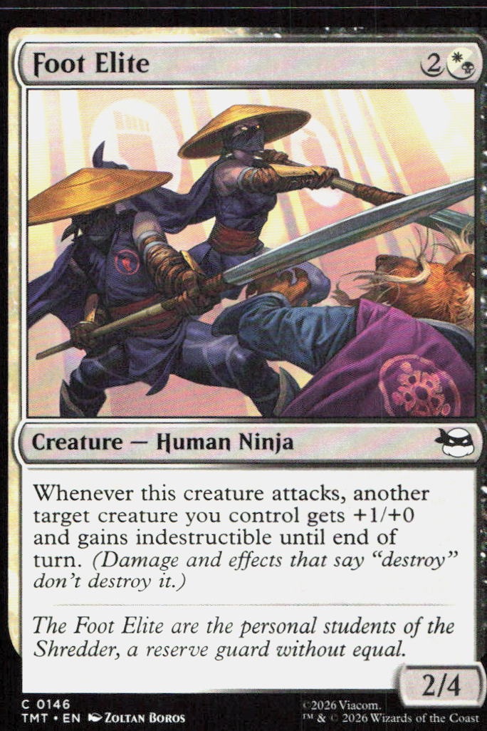 Foot Elite 0146 Common Teenage Mutant Ninja Turtles Magic: The Gathering