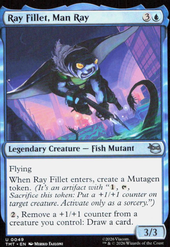 Ray Fillet, Man Ray 0049 Teenage Mutant Ninja Turtles Magic: The Gathering