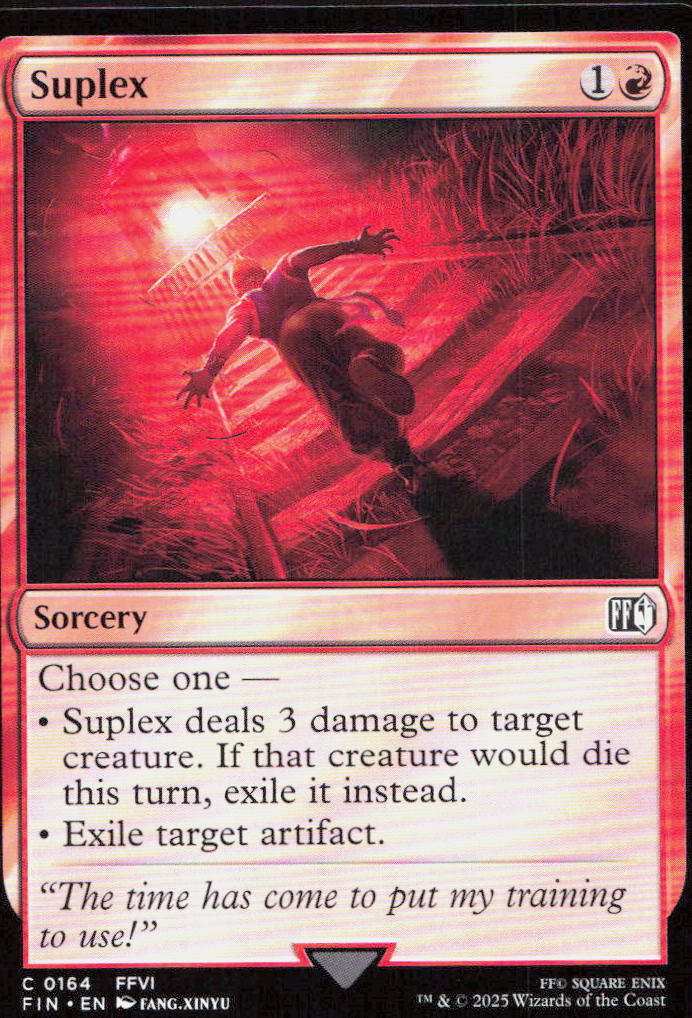 Suplex 164 Common FINAL FANTASY Magic: The Gathering