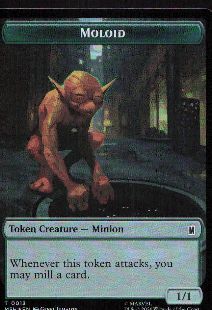 Wall // Alien Double-Sided Token 001/011 Marvel Super Heroes MTG