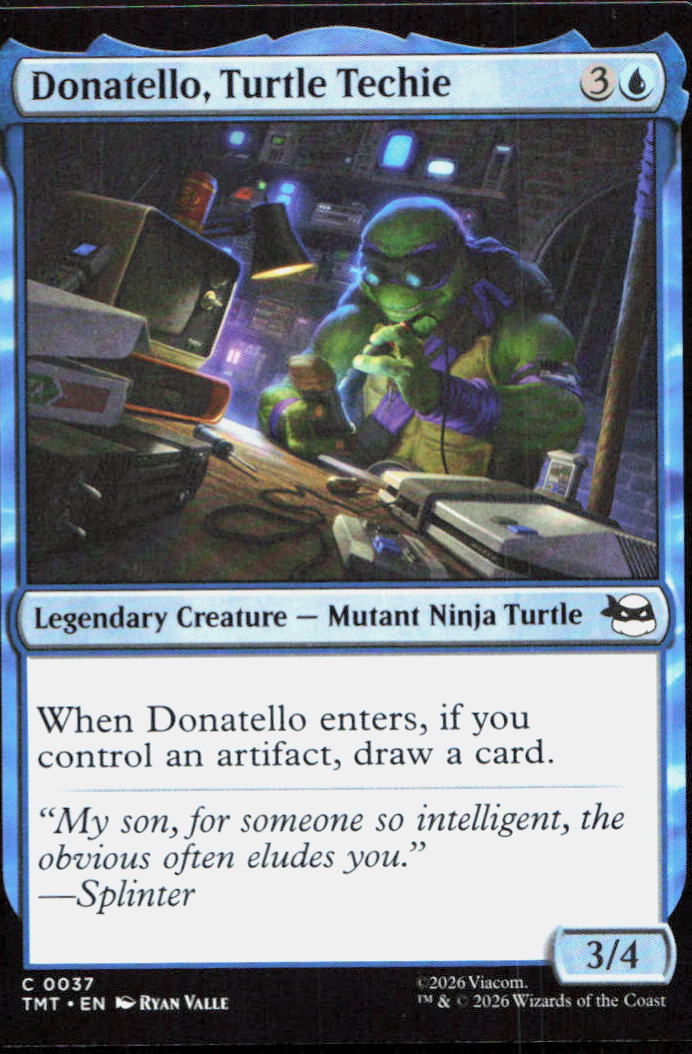 Donatello, Turtle Techie 0037 Teenage Mutant Ninja Turtles Magic: The Gathering