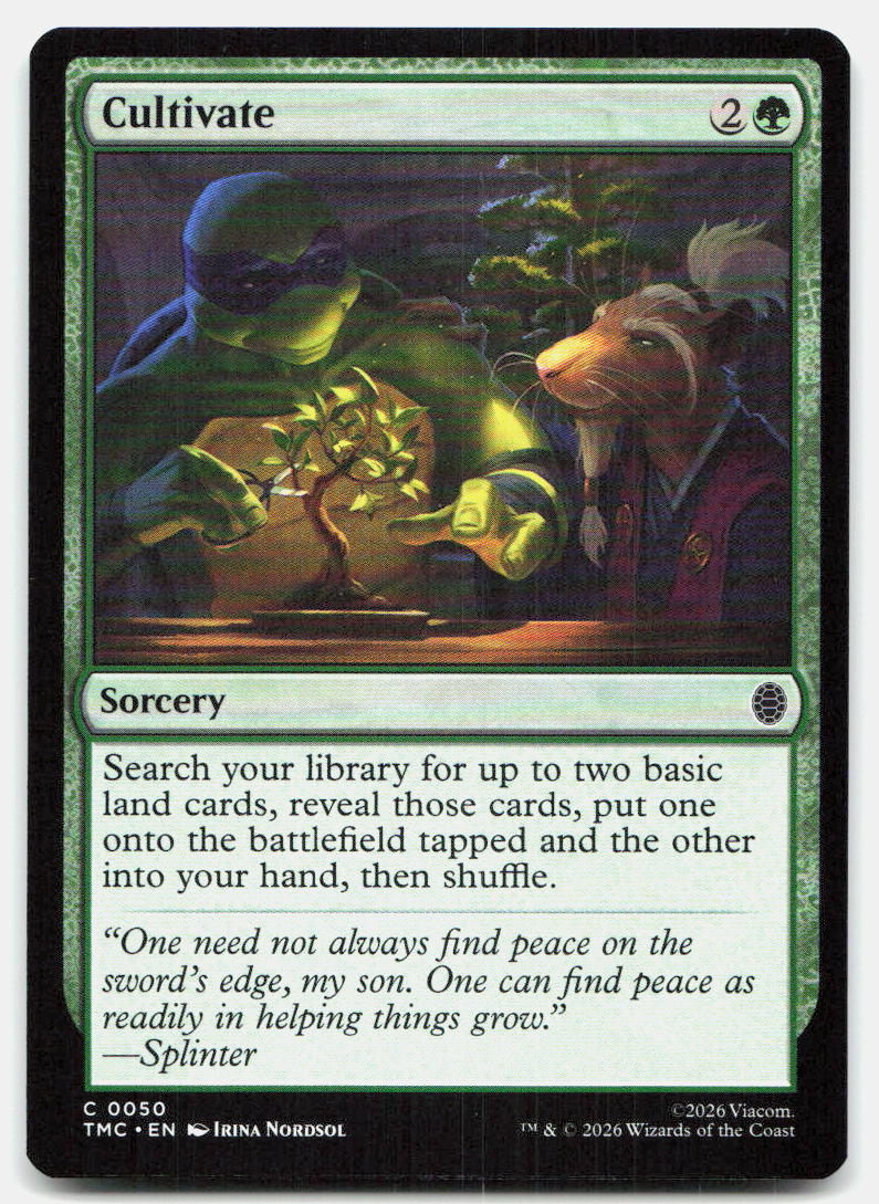 Cultivate (Surge Foil) 50 Commander: Teenage Mutant Ninja Turtles MTG