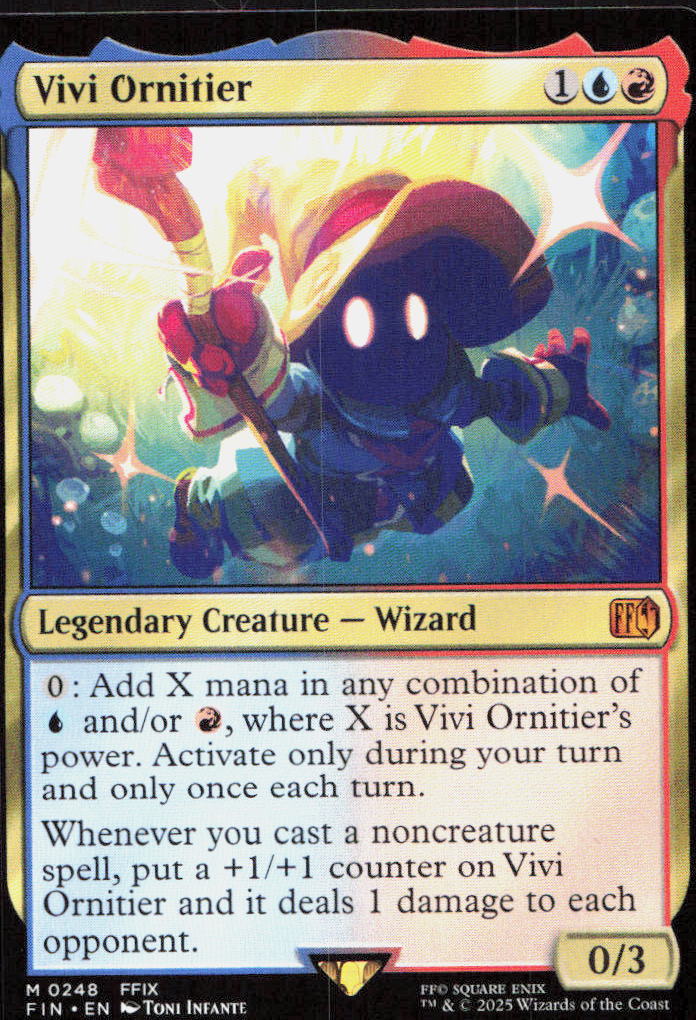 Vivi Ornitier 248 Mythic Prerelease Cards Magic: The Gathering Foil