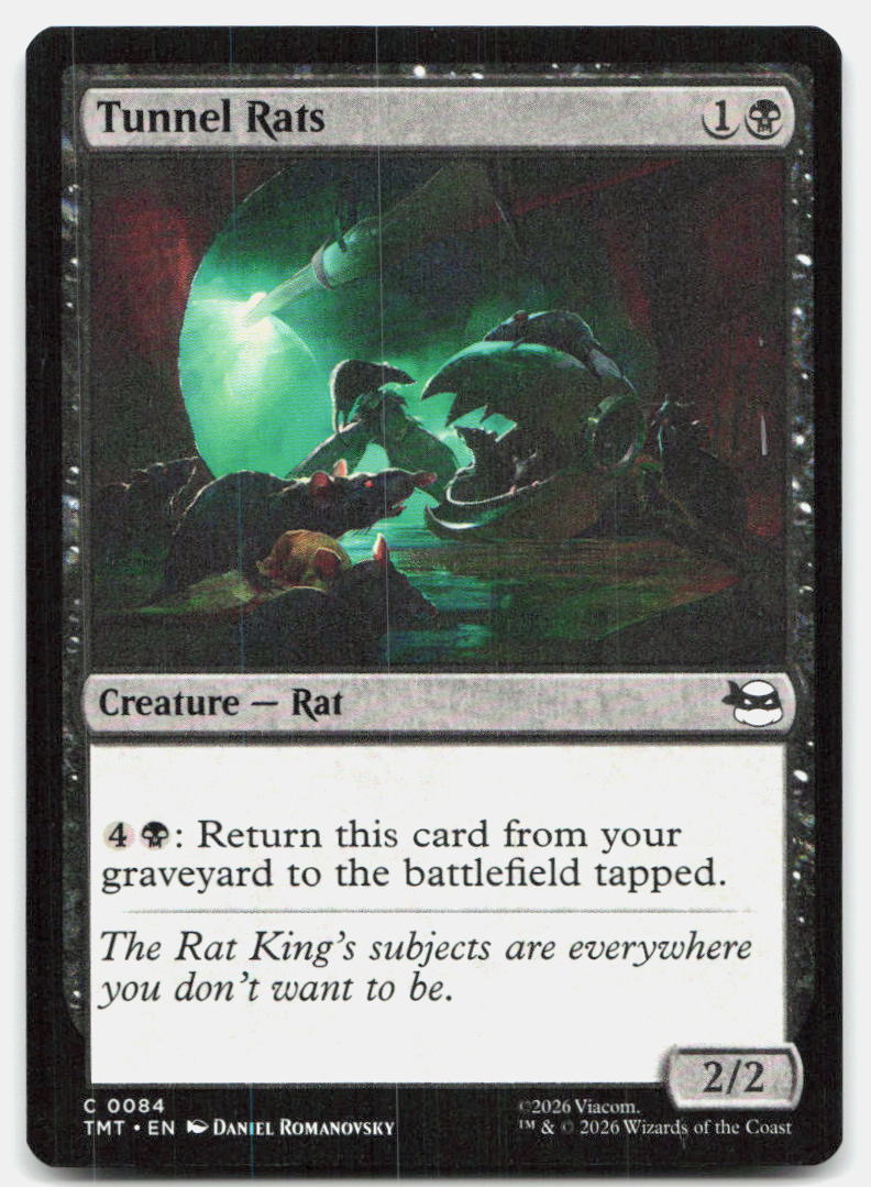 Tunnel Rats 0084 Common Teenage Mutant Ninja Turtles Magic: The Gathering