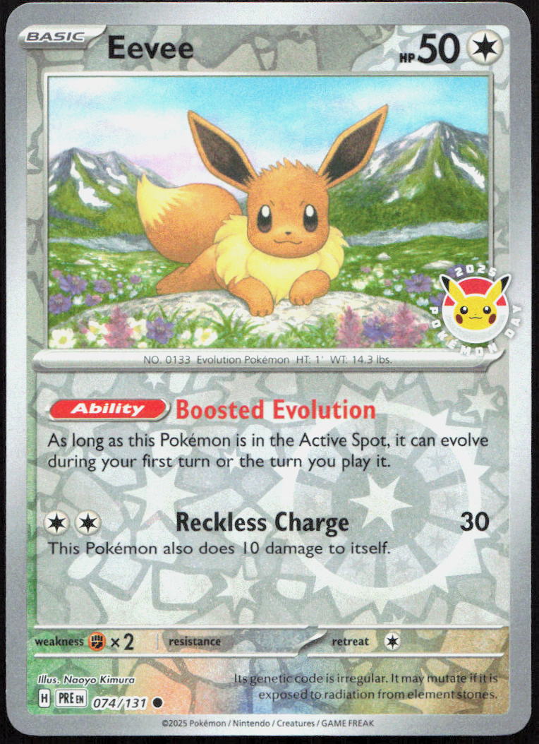 Eevee 074/131 Holo Promo Miscellaneous Cards & Products Pokemon