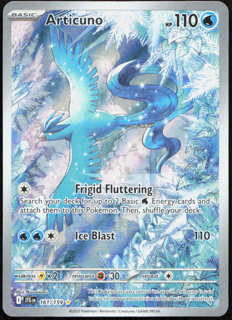 Articuno 161/159 Illustration Rare Journey Together Pokemon