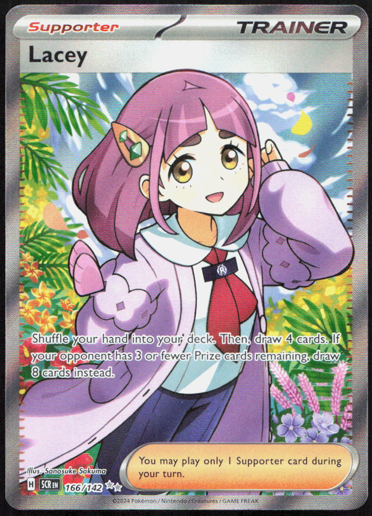 Lacey 166/142 Ultra Rare Stellar Crown Pokemon